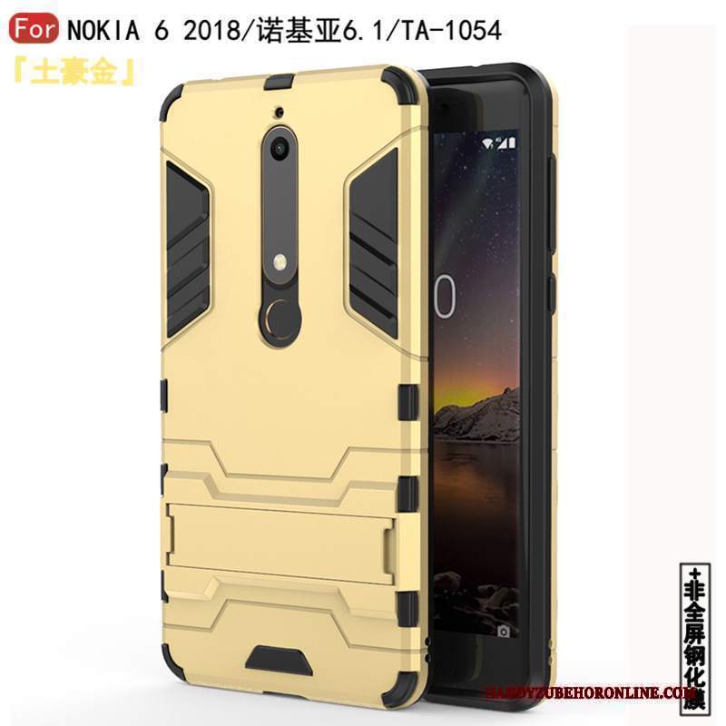 Custodia Nokia 6.1 Creativo Telefono Morbido, Cover Nokia 6.1 Protezione Difficile Tutto Incluso