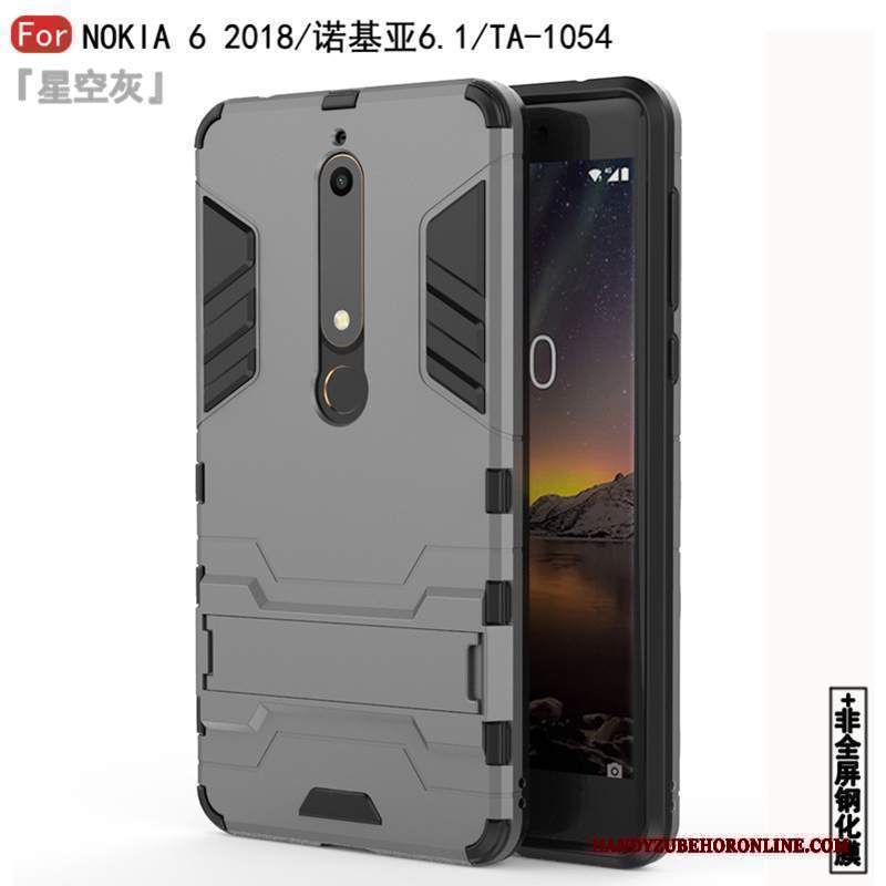 Custodia Nokia 6.1 Creativo Telefono Morbido, Cover Nokia 6.1 Protezione Difficile Tutto Incluso