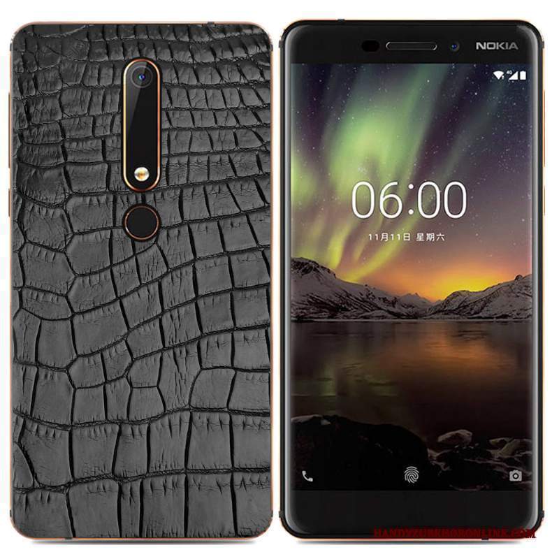 Custodia Nokia 6.1 Protezione Telefono Morbido, Cover Nokia 6.1 Creativo Tendenza Semplici