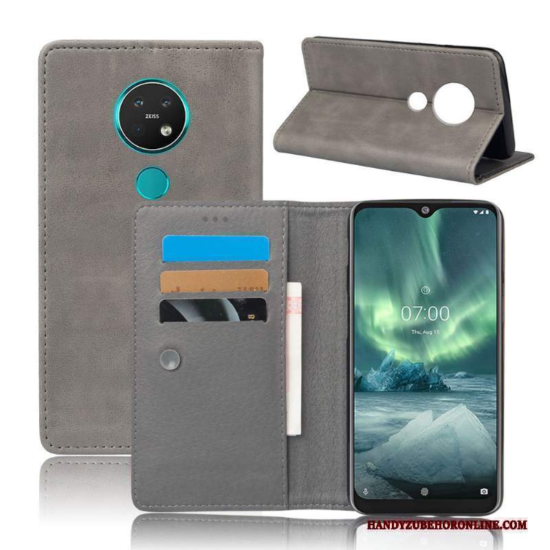 Custodia Nokia 6.2 Pelle Tutto Incluso Giallo, Cover Nokia 6.2 Protezione Cartatelefono