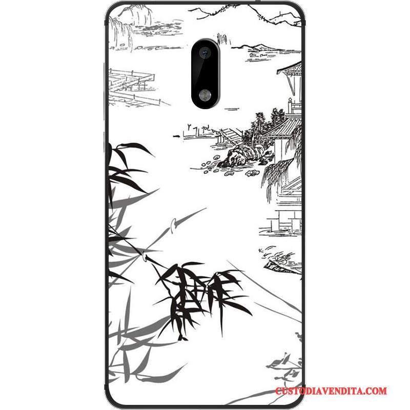 Custodia Nokia 6 Cartone Animato Tutto Inclusotelefono, Cover Nokia 6 Protezione Bianco Tendenza