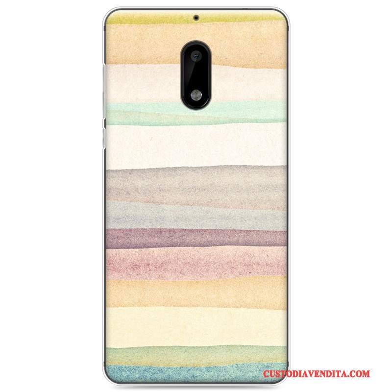 Custodia Nokia 6 Colore Blutelefono, Cover Nokia 6 Silicone Di Personalità Bello