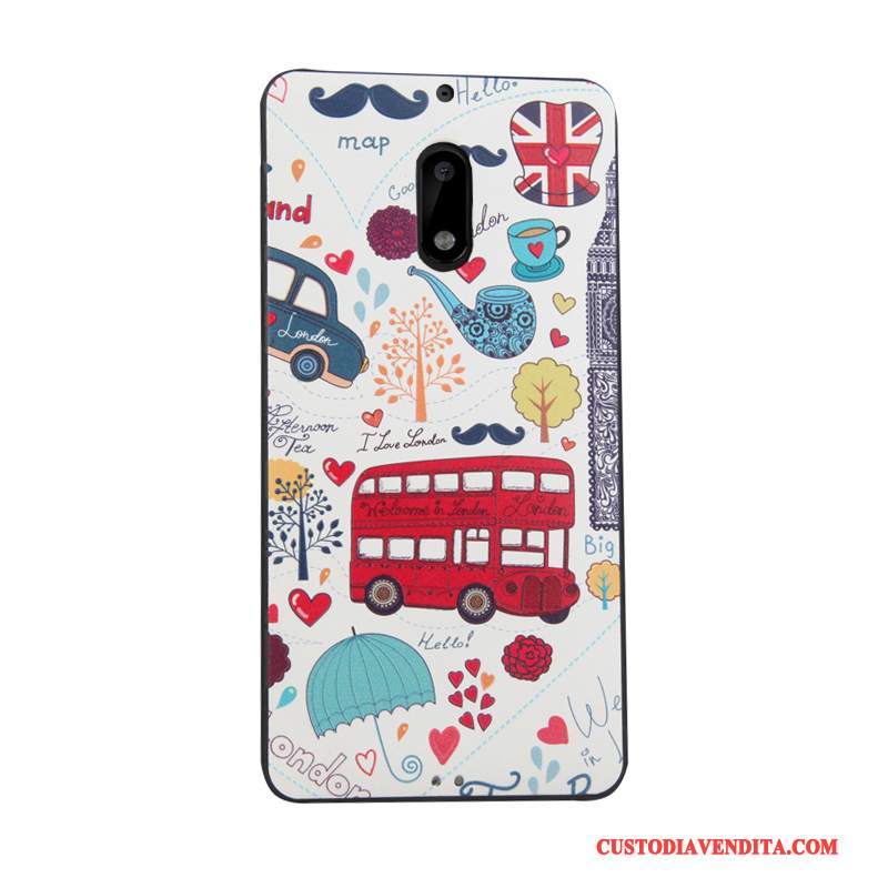 Custodia Nokia 6 Colore Tendenzatelefono, Cover Nokia 6 Colore Morbido Affari