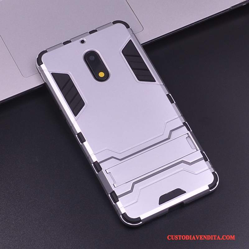 Custodia Nokia 6 Creativo Ring Supporto, Cover Nokia 6 Protezione Di Personalitàtelefono