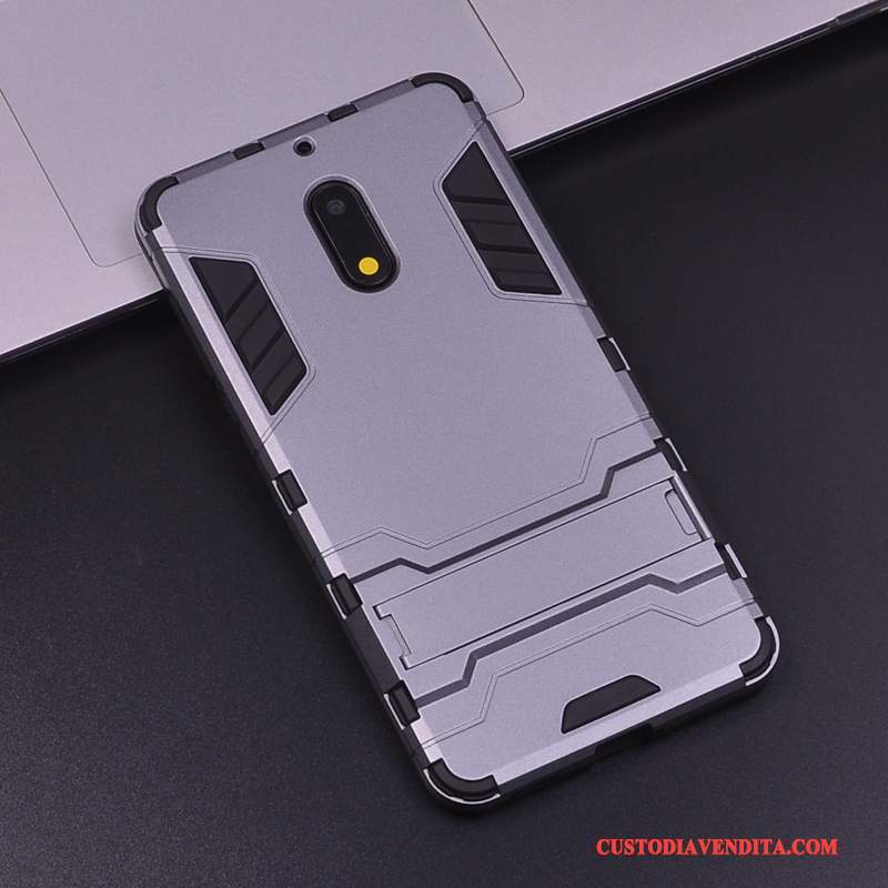 Custodia Nokia 6 Creativo Ring Supporto, Cover Nokia 6 Protezione Di Personalitàtelefono