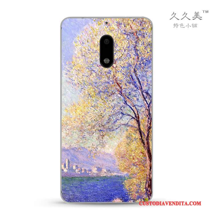 Custodia Nokia 6 Protezione Piccola Fresco, Cover Nokia 6 Colore Anti-cadutatelefono