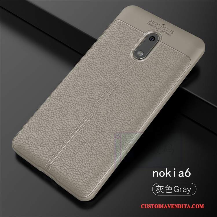 Custodia Nokia 6 Silicone Anti-caduta Nuovo, Cover Nokia 6 Morbido Tutto Incluso