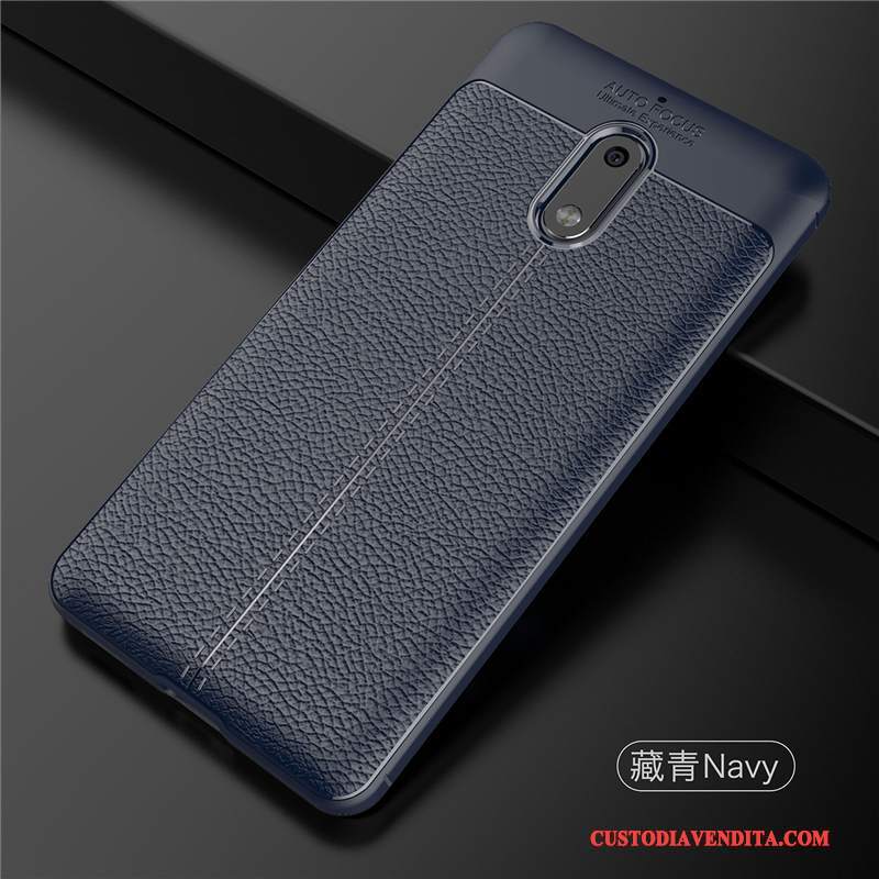 Custodia Nokia 6 Silicone Anti-cadutatelefono, Cover Nokia 6 Morbido Grigio