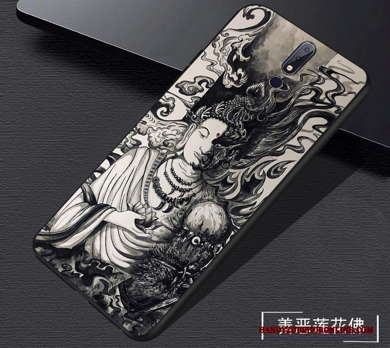 Custodia Nokia 7.1 Grandetelefono, Cover Nokia 7.1 Budda