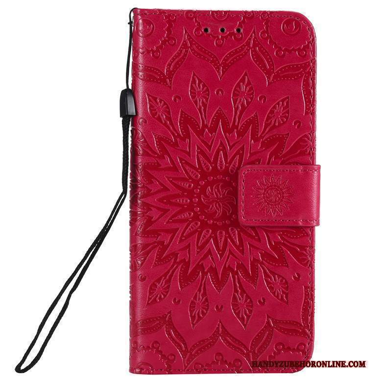 Custodia Nokia 7.1 Pelle Morbidotelefono, Cover Nokia 7.1 Folio Rosa