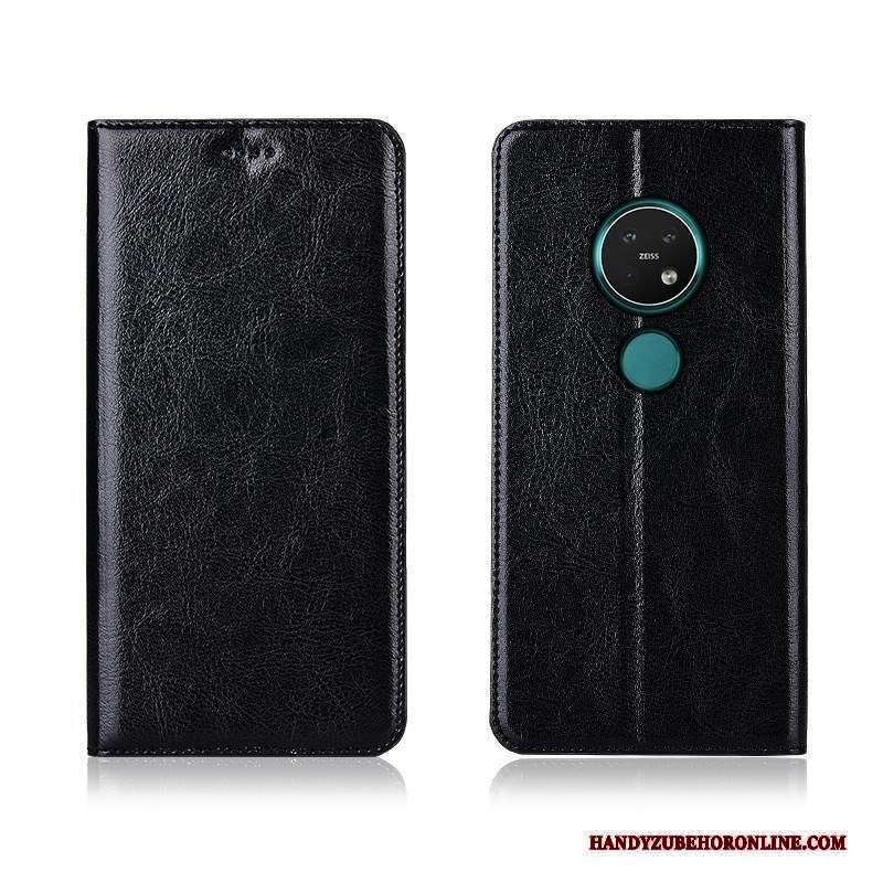 Custodia Nokia 7.2 Folio Morbido Modello, Cover Nokia 7.2 Pelle Tutto Incluso Alto