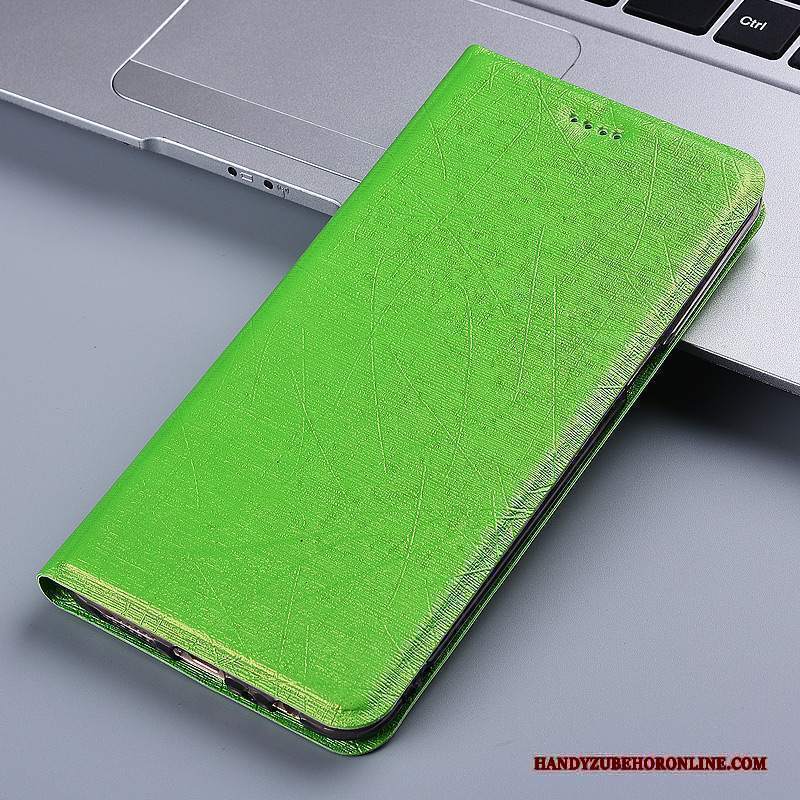 Custodia Nokia 7.2 Pelle Telefono Verde, Cover Nokia 7.2 Folio Seta Tutto Incluso