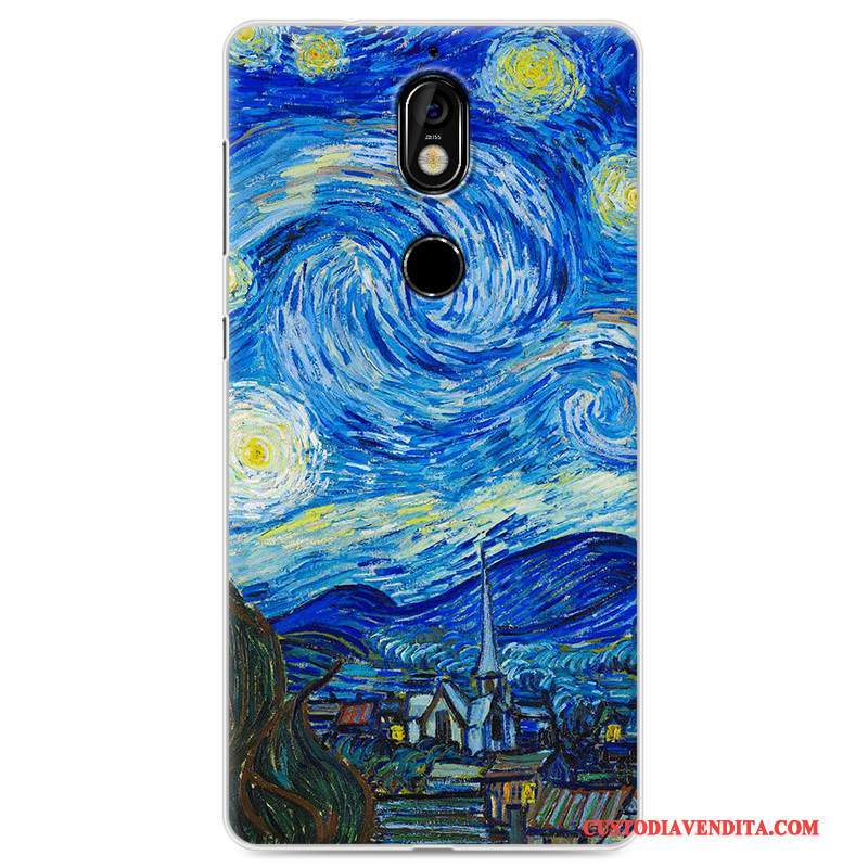 Custodia Nokia 7 Colore Telefono Tutto Incluso, Cover Nokia 7 Silicone Tendenza Morbido