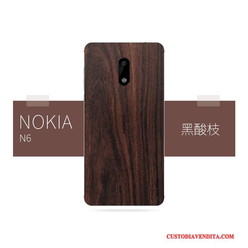 Custodia Nokia 7 Legno Massello Di Personalità Pellicola Protettiva, Cover Nokia 7 Tendenza Sentire