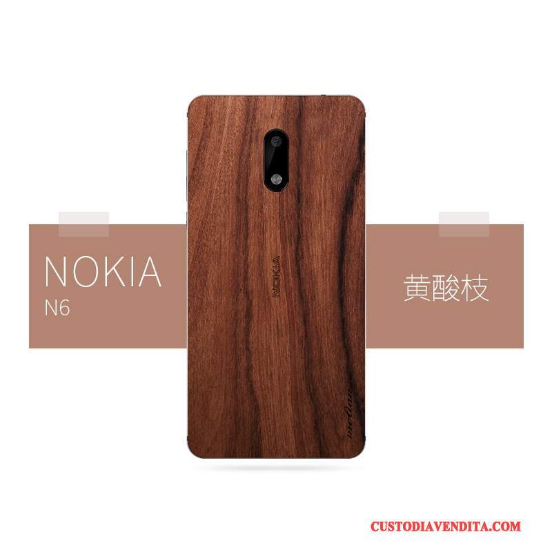 Custodia Nokia 7 Legno Massello Di Personalità Pellicola Protettiva, Cover Nokia 7 Tendenza Sentire