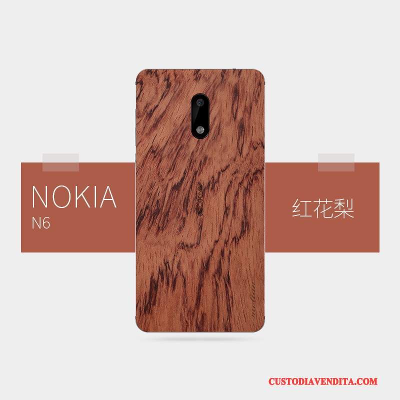 Custodia Nokia 7 Legno Massello Di Personalità Pellicola Protettiva, Cover Nokia 7 Tendenza Sentire