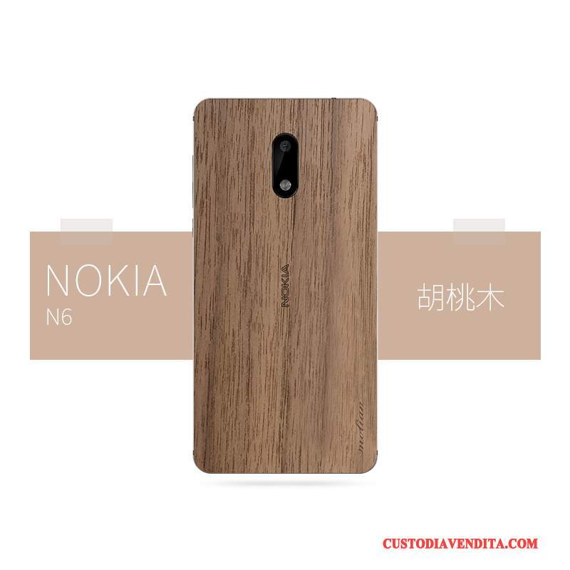 Custodia Nokia 7 Legno Massello Di Personalità Pellicola Protettiva, Cover Nokia 7 Tendenza Sentire