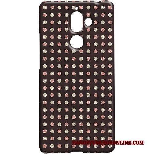 Custodia Nokia 7 Plus Protezione Cravatta A Farfalla Di Personalità, Cover Nokia 7 Plus Giallo Macchiati