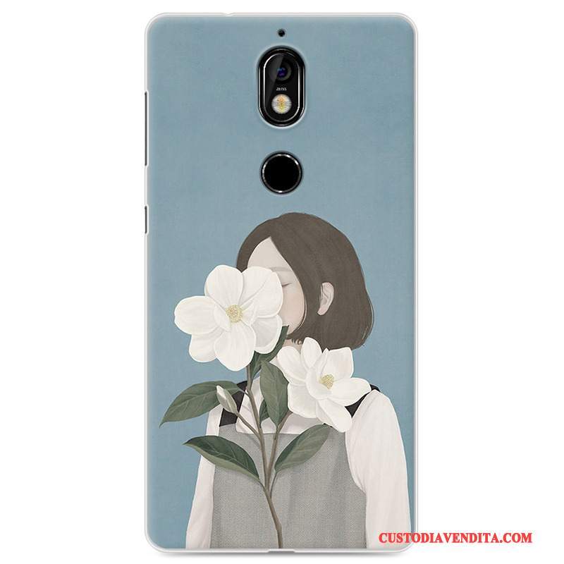 Custodia Nokia 7 Protezione Fresco Arte, Cover Nokia 7 Telefono Chiaro