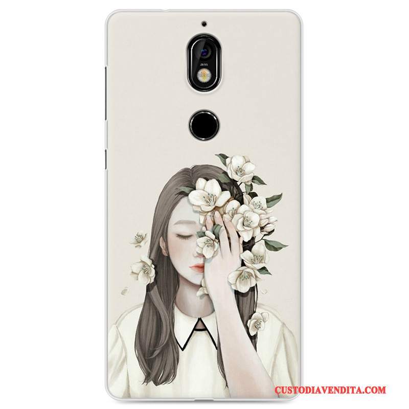 Custodia Nokia 7 Protezione Fresco Arte, Cover Nokia 7 Telefono Chiaro