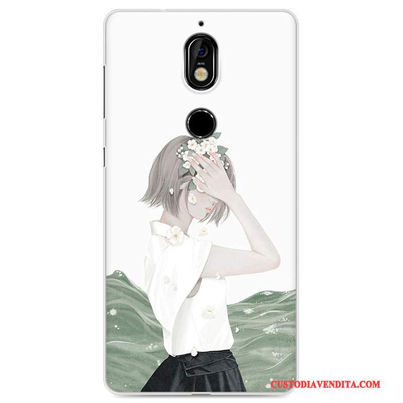 Custodia Nokia 7 Protezione Fresco Arte, Cover Nokia 7 Telefono Chiaro