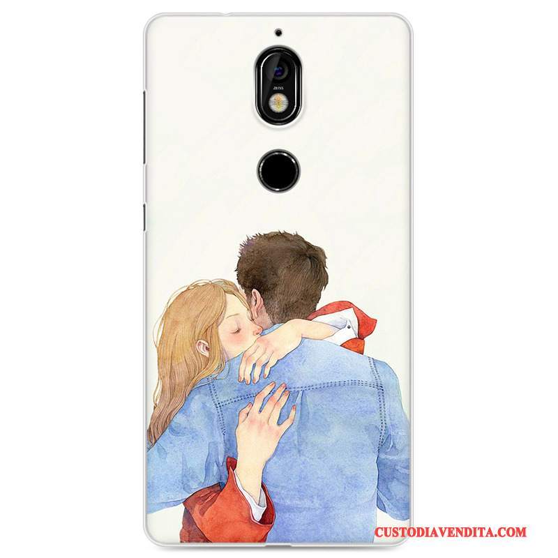 Custodia Nokia 7 Protezione Fresco Arte, Cover Nokia 7 Telefono Chiaro