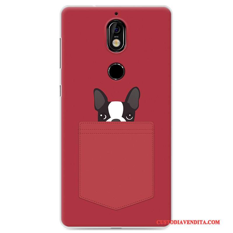 Custodia Nokia 7 Silicone Tutto Incluso Anti-caduta, Cover Nokia 7 Cartone Animato Tendenza Morbido