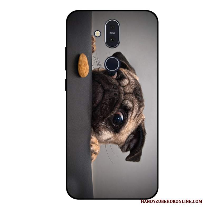 Custodia Nokia 8.1 Cartone Animato Personalizzatelefono, Cover Nokia 8.1 Silicone Tutto Incluso Anti-caduta