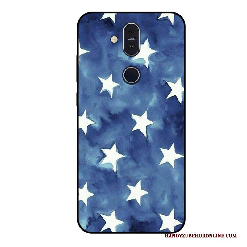 Custodia Nokia 8.1 Cartone Animato Personalizzatelefono, Cover Nokia 8.1 Silicone Tutto Incluso Anti-caduta