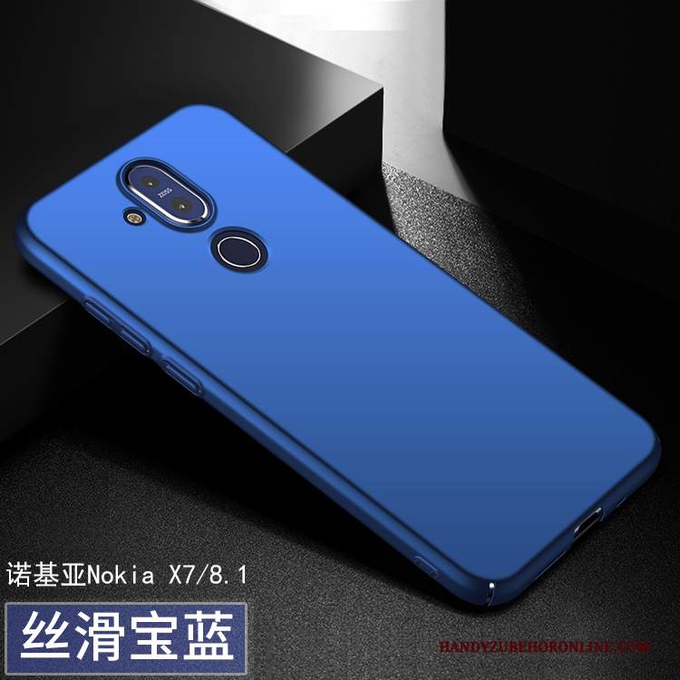 Custodia Nokia 8.1 Protezione Tutto Incluso Macchiati, Cover Nokia 8.1 Verde Sottile