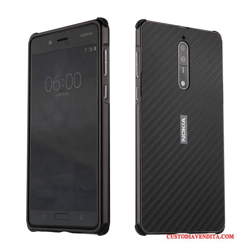 Custodia Nokia 8 Creativo Tutto Incluso Telaio, Cover Nokia 8 Protezione Anti-caduta Tendenza