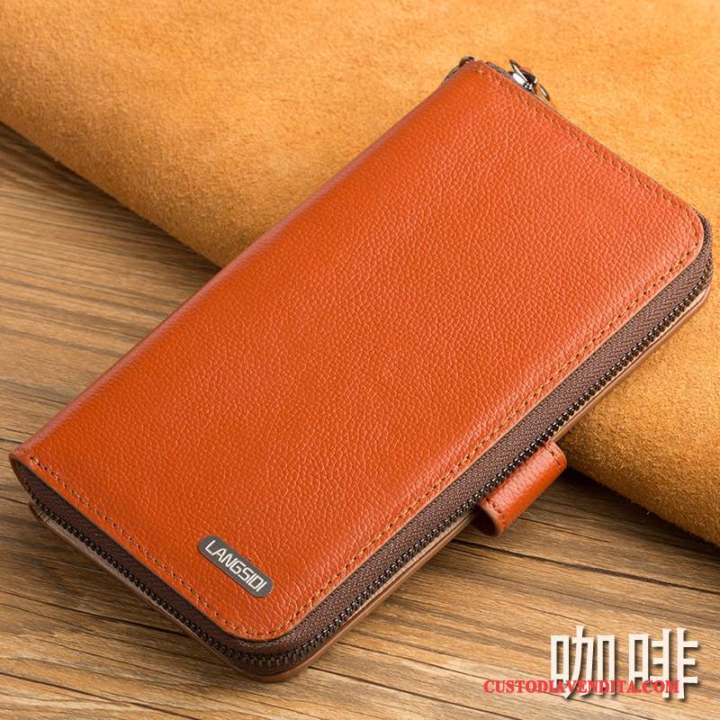 Custodia Nokia 8 Pelle Tendenzatelefono, Cover Nokia 8 Portafoglio Anti-caduta Rosso