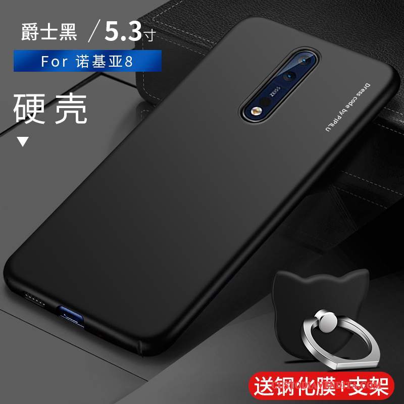 Custodia Nokia 8 Protezione Macchiati Nero, Cover Nokia 8 Telefono Sottile