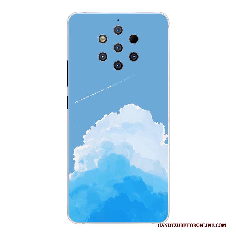 Custodia Nokia 9 Pureview Cartone Animato Rosatelefono, Cover Nokia 9 Pureview Creativo Anti-caduta