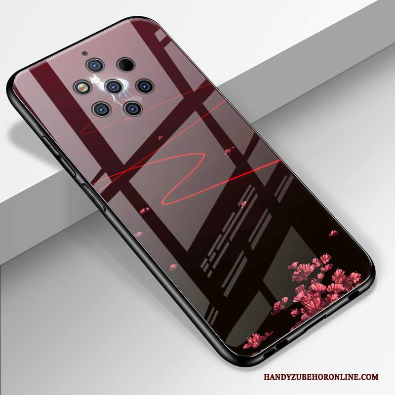 Custodia Nokia 9 Pureview Cartone Animato Telefono Anti-caduta, Cover Nokia 9 Pureview Protezione Morbido Specchio