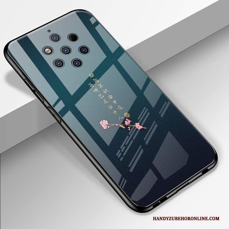 Custodia Nokia 9 Pureview Cartone Animato Telefono Anti-caduta, Cover Nokia 9 Pureview Protezione Morbido Specchio