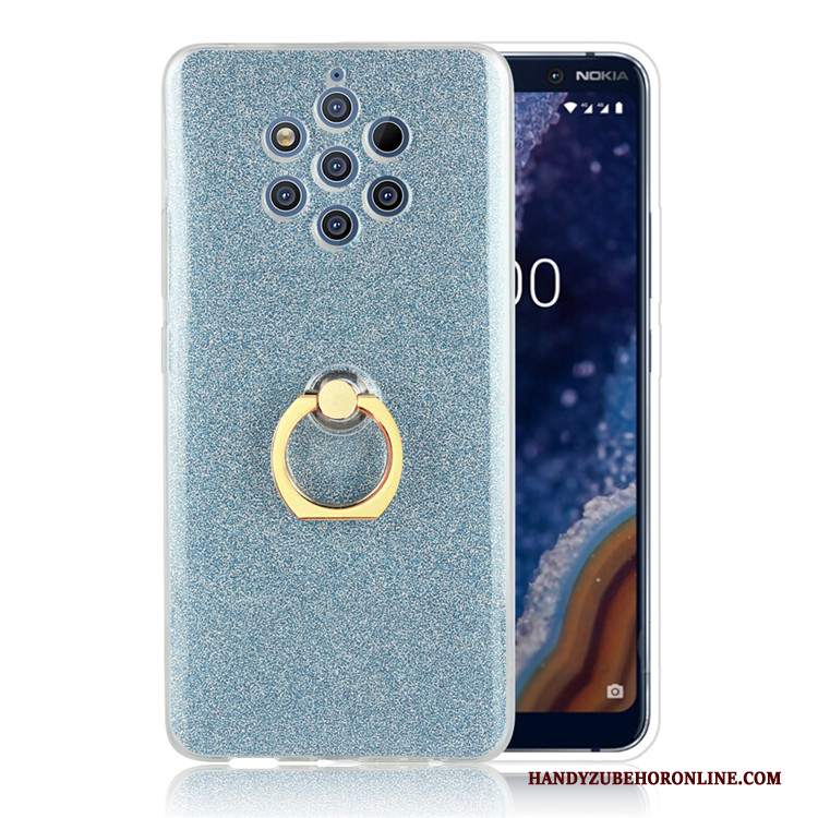 Custodia Nokia 9 Pureview Grigiotelefono, Cover Nokia 9 Pureview Ring Affari