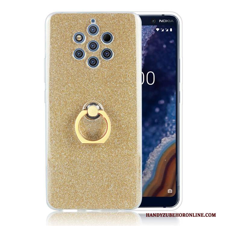 Custodia Nokia 9 Pureview Grigiotelefono, Cover Nokia 9 Pureview Ring Affari