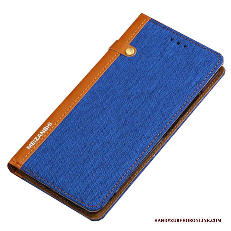 Custodia Nokia 9 Pureview Pelle Blu Anti-caduta, Cover Nokia 9 Pureview Protezione