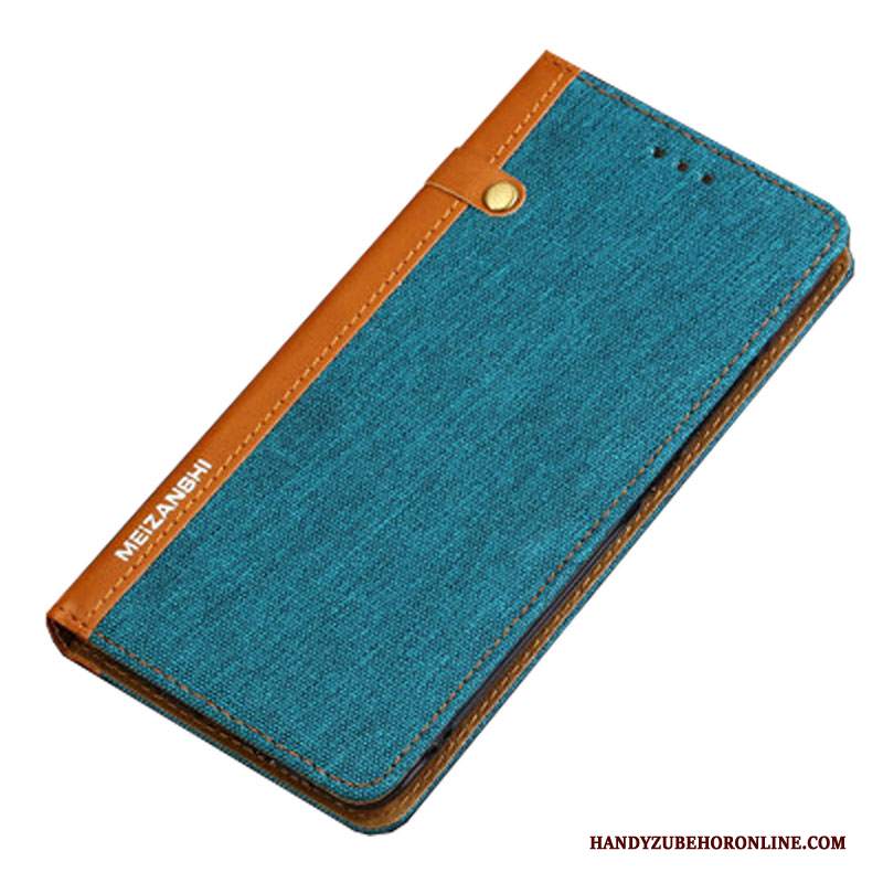 Custodia Nokia 9 Pureview Pelle Blu Anti-caduta, Cover Nokia 9 Pureview Protezione