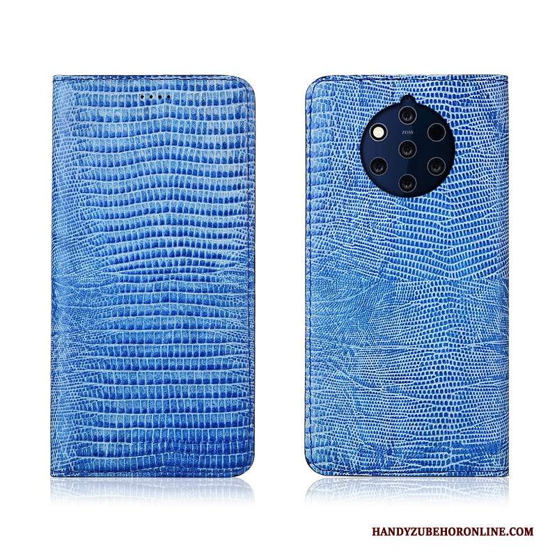 Custodia Nokia 9 Pureview Pelle Morbido Anti-caduta, Cover Nokia 9 Pureview Silicone Nuovo Blu