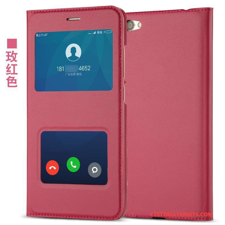 Custodia Redmi 5a Folio Di Personalità Anti-caduta, Cover Redmi 5a Pelle Piccola Rosa