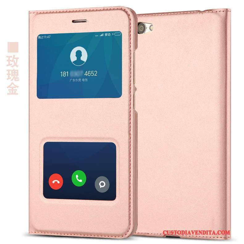 Custodia Redmi 5a Folio Di Personalità Anti-caduta, Cover Redmi 5a Pelle Piccola Rosa