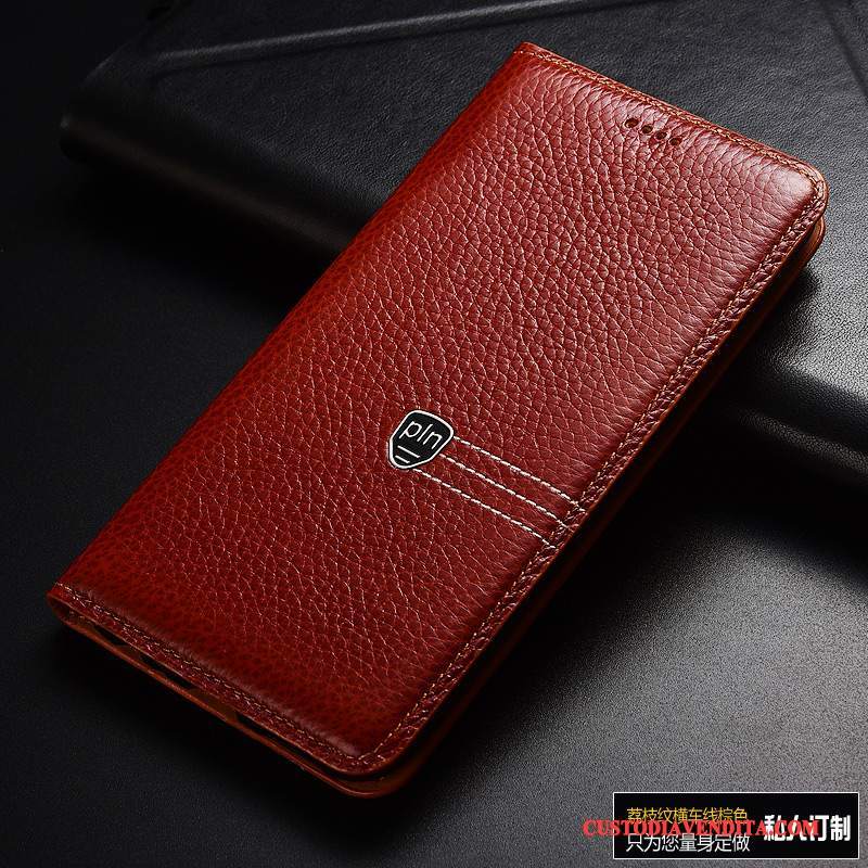 Custodia Redmi 5a Folio Giallotelefono, Cover Redmi 5a Pelle Piccola Rosso