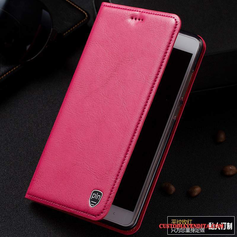 Custodia Redmi 5a Pelle Modello Piccola, Cover Redmi 5a Protezione Rossotelefono