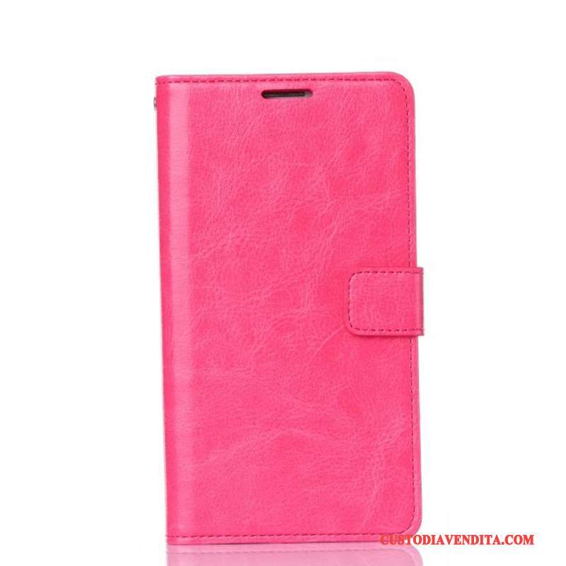 Custodia Redmi 5a Pelle Telefono Anti-caduta, Cover Redmi 5a Folio Blu Rosso