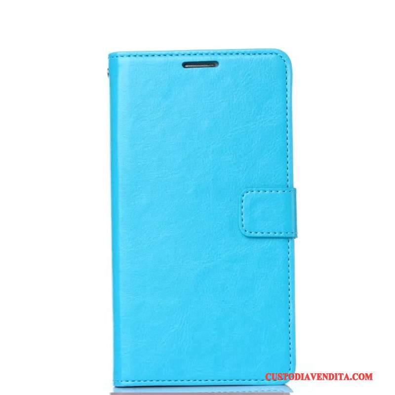 Custodia Redmi 5a Pelle Telefono Anti-caduta, Cover Redmi 5a Folio Blu Rosso