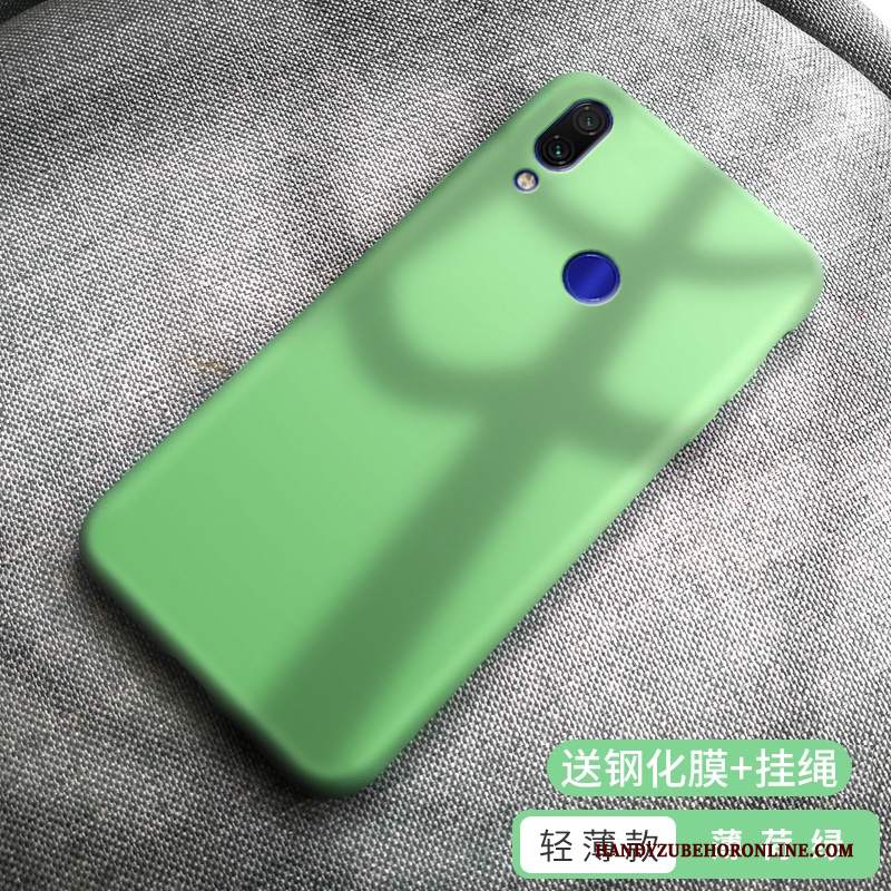 Custodia Redmi 7 Morbido Ornamenti Appesi, Cover Redmi 7 Giallotelefono