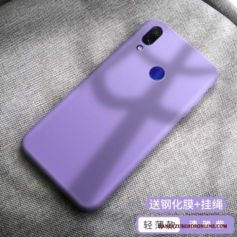 Custodia Redmi 7 Morbido Ornamenti Appesi, Cover Redmi 7 Giallotelefono