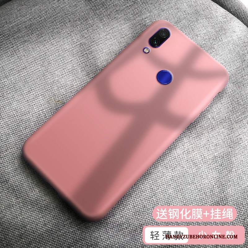 Custodia Redmi 7 Morbido Ornamenti Appesi, Cover Redmi 7 Giallotelefono